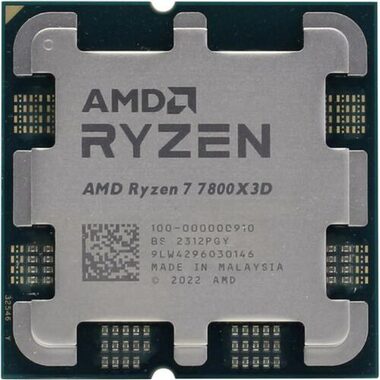 AMD RYZEN 7 7800X3D @ 4.2GHz - TRAY / Turbo 5.0GHz / 8C16T / L2 8MB L3 96MB / AM5 / Zen 4 / 120W (100-000000910)