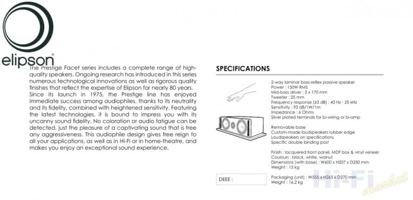 ELIPSON Prestige Facet 14C