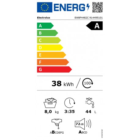 ELECTROLUX 800 UltraCare EW8F4482C