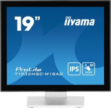 19" IIYAMA ProLite T1932MSC-W1AG biela / IPS / 1280x1024 / 5:4 / 14ms / 1000:1 / 215cd / repro / VGA / HDMI / DP (T1932MSC-W1SAG)