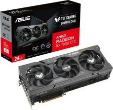 ASUS AMD TUF-RX7900XTX-O24G-GAMING / 1900 MHz / 24GB D6 / 384-bit / 1x HDMI + 3x DP / (8+8+8) 355W (90YV0IG0-M0NA00)