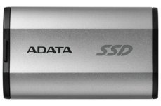 ADATA SD810 4TB strieborná / Externý SSD / USB-C 3.2 Gen 2 / čítanie: 2000MBps / zápis: 2000MBps / 5y (SD810-4000G-CSG)