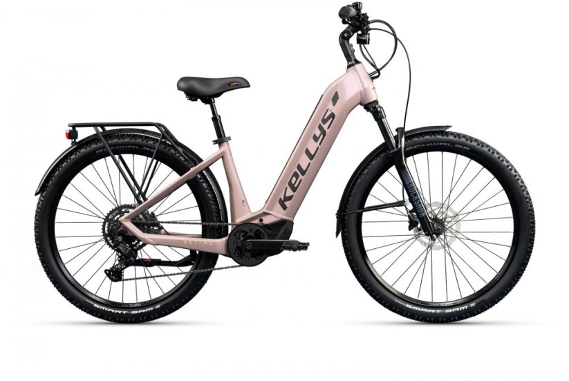 KELLYS Estima X40Rose Gold 725Wh 2023/24 Průměr kol: 27.5", Výška rámu: (17"=43cm), Velikost rámu: S: SKLADEM