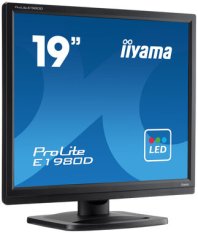 19" IIYAMA ProLite E1980D-B1 / 1280 x 1024 / 5ms / 250cd / VGA+DVI (E1980D-B1)
