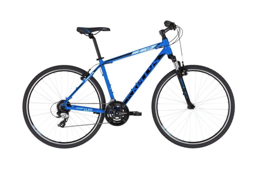 Kellys Cliff 30 2022 / 23 (Blue) Průměr kol: 28" (700C), Výška rámu: (21"=53cm), Velikost rámu: L: SKLADEM