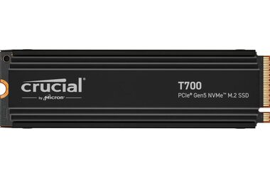 Crucial T700 Heatsink 4TB / M.2 SSD 2280 / PCIe 5.0 / 3D NAND TLC / R:12400MBs / W:11800MBs / 5y (CT4000T700SSD5)