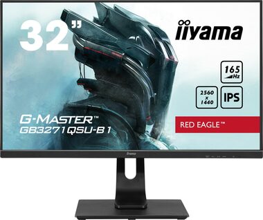 32 IIYAMA G-MASTER GB3271QSU-B1 čierna / IPS / 2560 x 1440 / 1200:1 / 400cd-m2 / 1ms / HDMI + DP / Repro (GB3271QSU-B1)