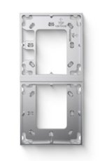 Loxone Montážní rámeček 2 moduly stříbrná