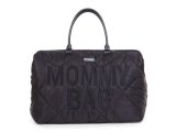 Childhome Prebaľovacia taška Mommy Bag Puffered Black / 55 x 30 x 40 cm / nosnosť 5 kg (CWMBBPBL)