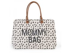 Childhome Přebalovací taška Mommy Bag Canvas Leopard / 55 x 30 x 40 cm / nosnost 5 kg (CWMBBLEO)