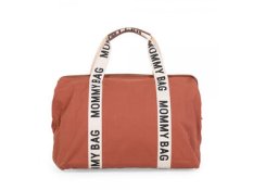 Childhome Přebalovací taška Mommy Bag Canvas Terracotta / 55 x 30 x 40 cm / nosnost 5 kg (CWMBBSCRU)