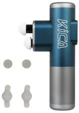 KiCA 3 masážní pistole modrá / 3 režimy / 3 výměnné hlavice / USB-C (FTEKIC3B)