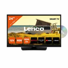 24 LENCO DVL-2483 čierna / 1366 x 768 / LED / HDMI / USB / Wi-Fi / BT / LAN / CI + / DVB-T2-C-S2 / DVD / 2x 2.5W repro (DVL-2483BK)