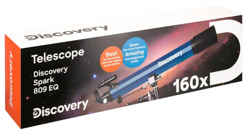 Vesmírny teleskop Discovery Spark 809 EQ s knihou