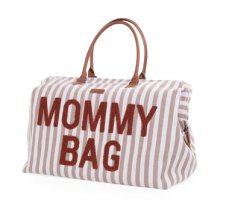 Childhome Prebaľovacia taška Mommy Bag Canvas Nude / Rozmery: 55 x 30 x 40 cm / Nosnosť: 5 kg (CWMBBSTNR)