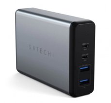 Satechi 108W Type-C MultiPort Travel Charger (1x USB-C PD,2x USB3.0,1xQualcomm 3.0) - Space Grey