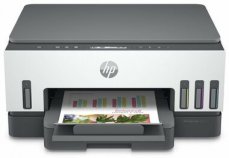 HP Smart Tank 720 / multifunkční tiskárna / A4 / skener / kopírka / tisk / 4800x1200dpi / USB / WiFi / BT / šedo-bílá (6UU46A)