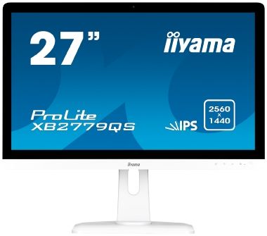 27 IIYAMA XB2779QS-W1 / LED / 2560 x 1440 / IPS / 5ms / 350cd-m2 / DVI / VGA / HDMI / Repro / Pivot / VESA / Biely (XB2779QS-W1)