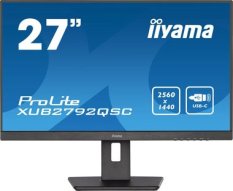 27" IIYAMA XUB2792QSC-B5 / IPS / 2560x1440 / 1000:1 / 350cd-m2 / HDMI+DP+USB-C / VESA / pivot (XUB2792QSC-B5)