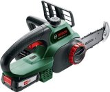 BOSCH UniversalChain 18 / Aku Reťazová píla / 18V / 2.5Ah / dĺžka lišty 20 cm (06008B8000)