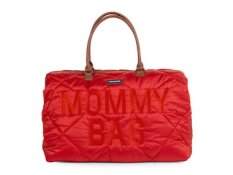 Childhome Přebalovací taška Mommy Bag Puffered Red / 55 x 30 x 40 cm / nosnost 5 kg (CWMBBPRE)