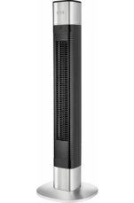 Unold 86956 čierna / Vežový ventilátor / 50 W / 3 úrovne výkonu / uhol oscilácie 75 ° / diaľkové ovládanie / LED displej (86956)