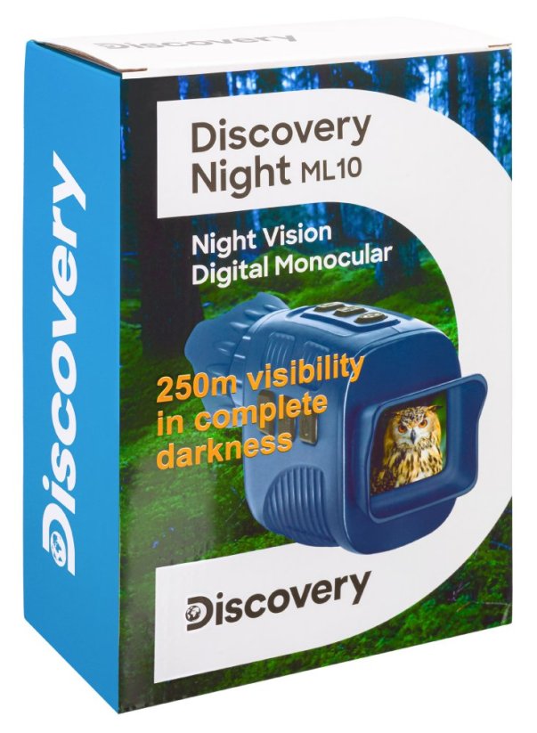 Digitálny monokulárny ďalekohľad s nočným videním so statívom Discovery Night ML10