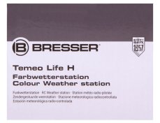Meteostanica Bresser Temeo Life H s farebným displejom, čierna
