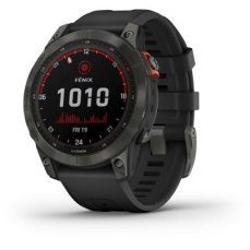 Garmin fenix 7 Solar šedo-čierna / Chytré hodinky / GPS / 1.3 dotykový displej / mapy / BT / WiFi / vodeodolné (010-02540-11)