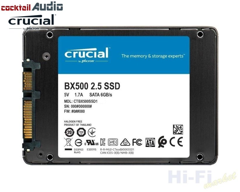 cocktailAudio SSD Crucial BX500 1TB