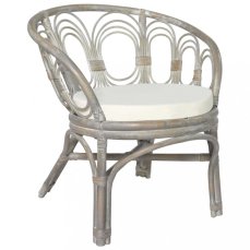Jídelní židle přírodní ratan / plátno Dekorhome Přírodní