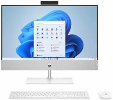 HP 24-ca0000nc  AiO bílá / 23.8" FHD / RYZEN 5 5500U 2.1 GHz / 16GB / 512GB SSD / Radeon / W11 (60J07EA)