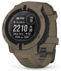 Garmin Instinct 2 Solar Tactical Coyote Tan / chytré hodinky / GPS / BT / měření denní aktivity / 10 ATM / sol. dobíjení (010-02627-04)
