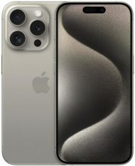 Apple iPhone 15 Pro 1TB Titanová přírodní / EU distribuce / 6.1" / 1TB / iOS17.3 (MTVF3)
