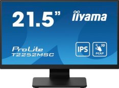 21.5 IIYAMA T2252MSC-B2 / IPS / 1920x1080 / 1000:1 / 250cd-m2 / 5ms / HDMI+DP / repro / VESA (T2252MSC-B2)