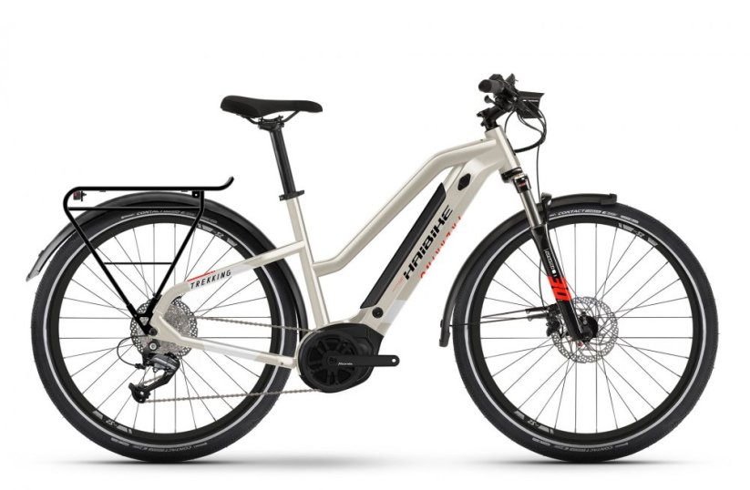 Haibike Trekking 4 Mid (Desert/White) 2022 / 23 Průměr kol: 27.5", Výška rámu: / 44 cm / 17.3", Velikost rámu: S: SKLADEM