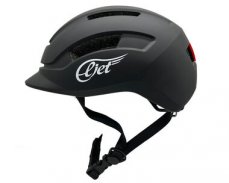 Eljet Helma LED - L čierna / Bezpečnostná helma / obvod hlavy 58-61 cm / LED svetlo (8594176640358)
