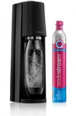SodaStream Terra černá / výrobník sody / bez BPA / 1x láhev 1 L/ 1x CO2 plyn (1012811411)