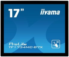 17" IIYAMA ProLite TF1734MC-B7X / TN / 1280 x 1024 / 5:4 / 5 ms / 315 cd / 1000:1 / VGA+HDMI+DP / USB / Dotyk (TF1734MC-B7X)