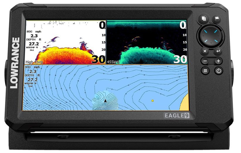 Lowrance echolot Eagle® 9 se sondou Tripleshot HD (000-16127-001)