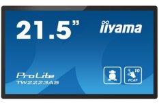 21.5" IIYAMA TW2223AS-B1 / VA / 1920x1080 / 3000:1 / 400cd-m2 / 18ms / HDMI / repro / VESA (TW2223AS-B1)
