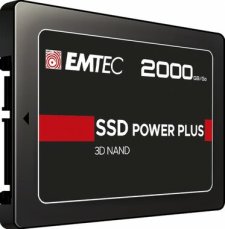 EMTEC X150 SSD Power Plus 2TB / SSD / 2.5 / SATA 3 / R: 550 MB/W: 530 MB/IOPS: 99K 90K (ECSSD2TX150)