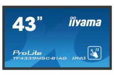 43" IIYAMA ProLite TF4339MSC-B1AG / AMVA / 1920 x 1080 / 4000:1 / 400cd / 8ms / HDMI+DP+VGA / VESA (TF4339MSC-B1AG)