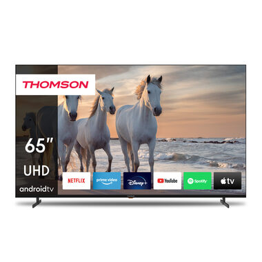 65" Thomson 65UA5S13 černá / 4K / UHD / HDMI / LAN / Wi-Fi / BT / DVB-T2/C/S/S2 / 24W repro (65UA5S13)