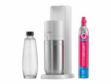 SodaStream DUO biela / výrobník sódy / 1x plastová fľaša 1 L / 1x sklenená fľaša 1 L / 1x CO2 plyn (1016812490)