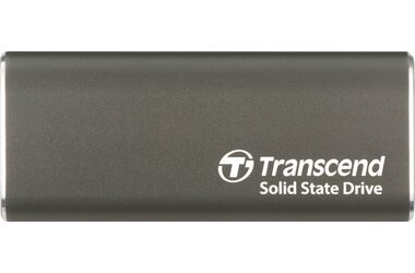 Transcend ESD265C Externí SDD 2TB šedá / USB-C 3.2 / R: 1050MBs / W: 950MBs (TS2TESD265C)