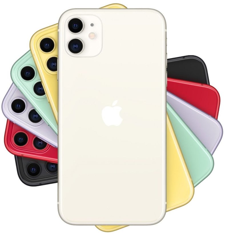iPhone 11 bílý + bezdrátová sluchátka a záruka 3 roky Uložiště: 64 GB, Stav zboží: Výborný, Odpočet DPH: NE