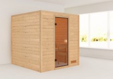 Interiérová finská sauna 195x195 cm Lanitplast