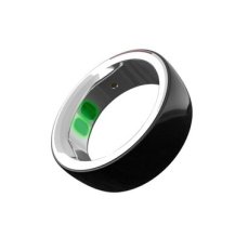 Niah Moon Ring veľ. 9 / Šikovný prsteň / BT 5.0 / G-SENSOR / 5ATM (NH-MOON-BK9)