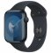 Apple Watch Series 9 GPS 45mm Temne atramentové hliníkové telo - Temne atramentový športový remienok S/M / 140-190 mm (MR993)